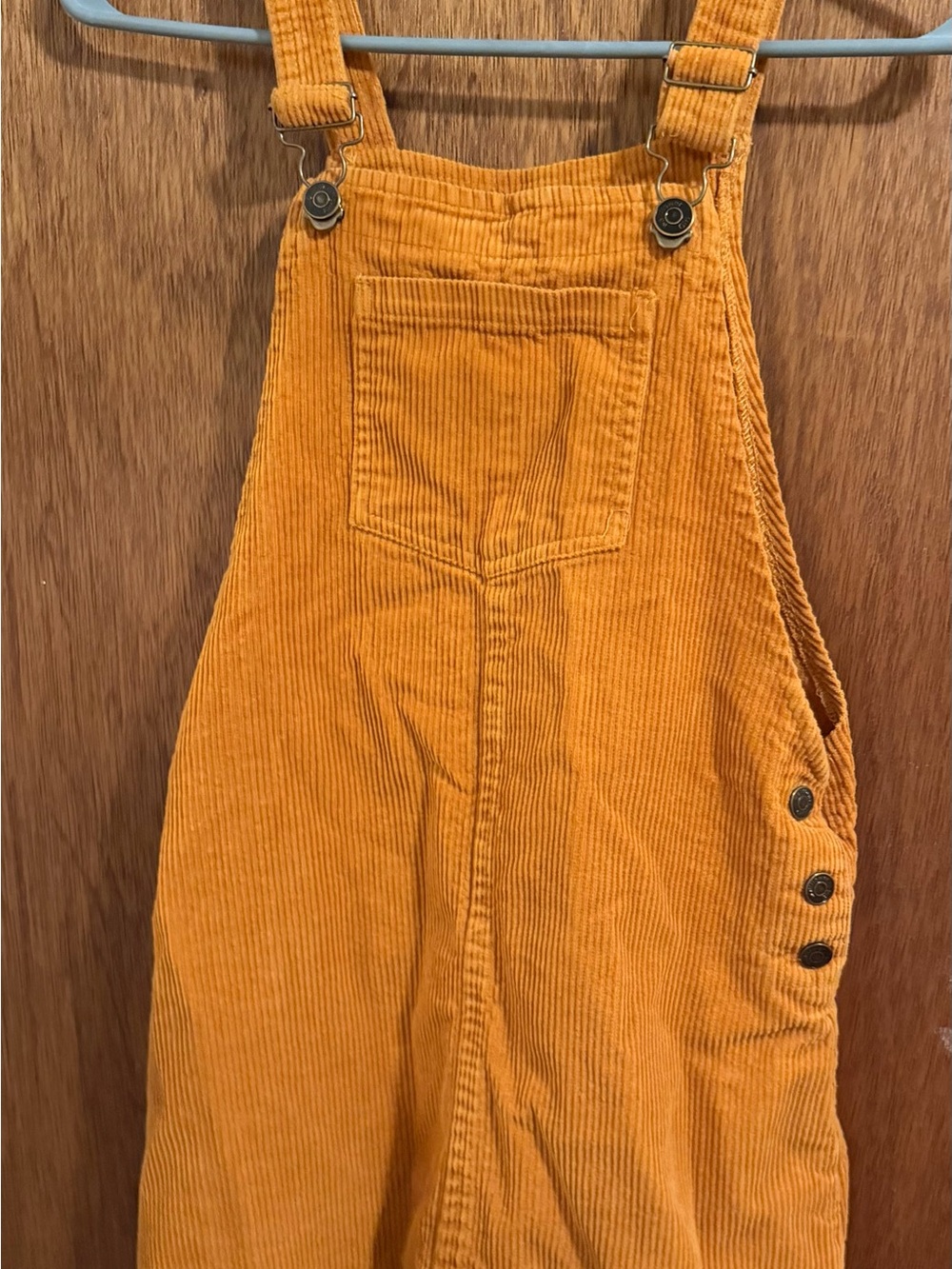 Wallflower Kids Corduroy Overalls in Mustard